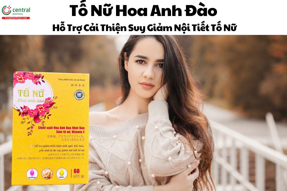 Tố Nữ Hoa Anh Đào Giúp giảm biểu hiện mất ngủ, bốc hỏa