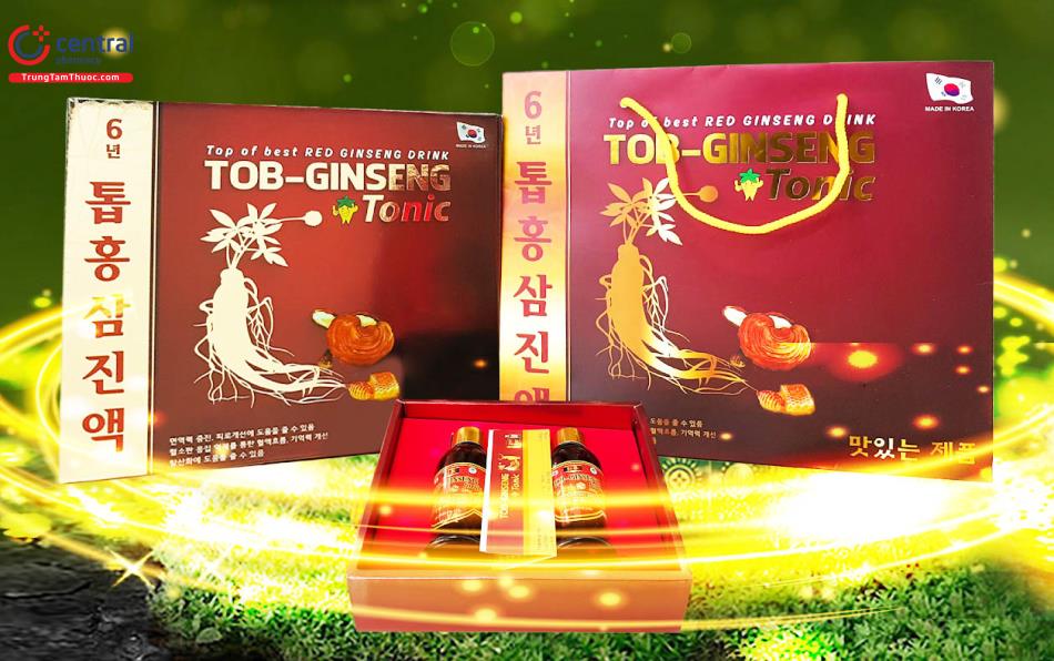 HÌnh 1: Tob-ginseng Tonic - Nước hồng sâm đến từ Hàn Quốc
