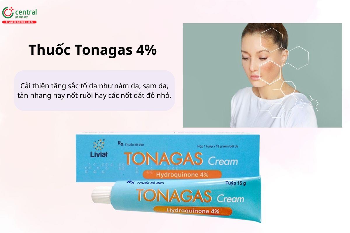 Chỉ định của thuốc Tonagas 4%