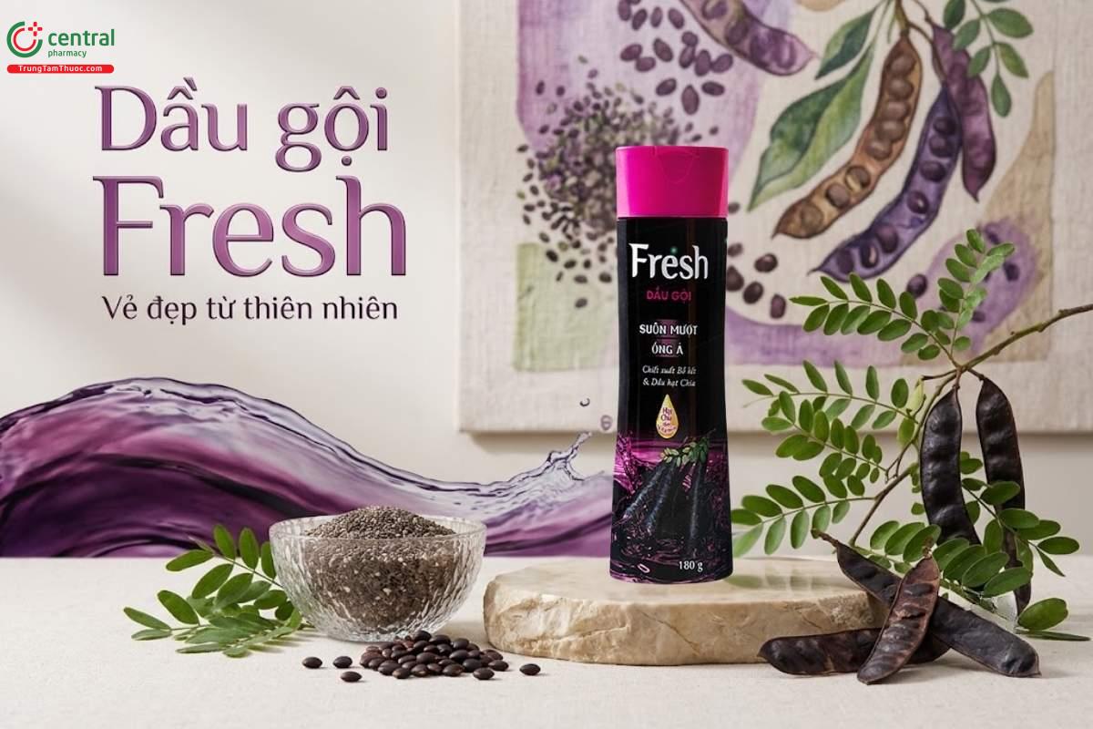 Dầu gội bồ kết & dầu hạt chia Fresh