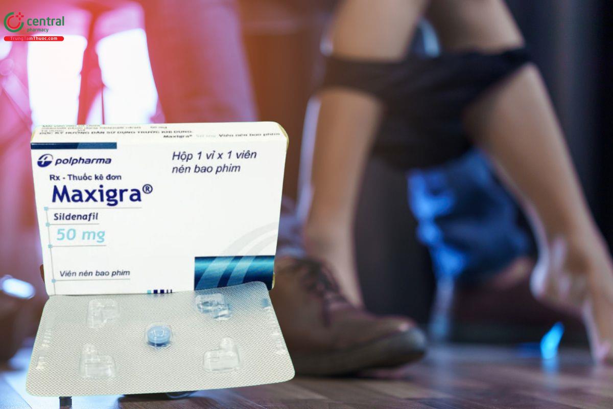 Maxigra 50mg chứa Sildenafil 