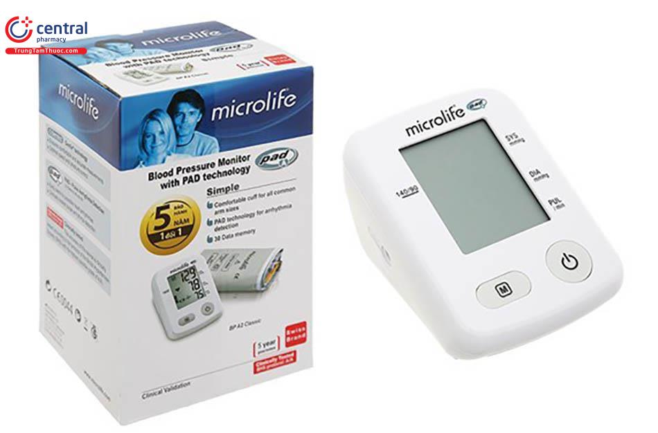 Máy đo huyết áp bắp tay Microlife BP A2 Classic
