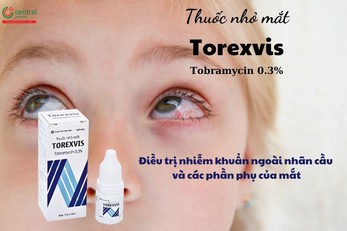 Chỉ định của thuốc nhỏ mắt Torexvis 0.3%