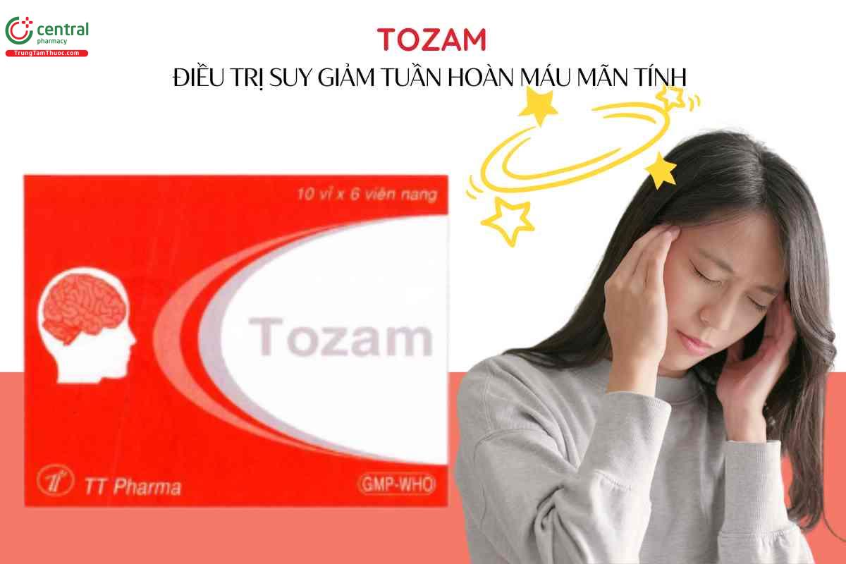 Chỉ định của Thuốc Tozam