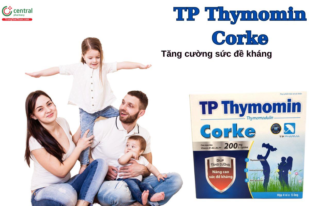 TP Thymomin Corke giúp tăng cường sức đề kháng 