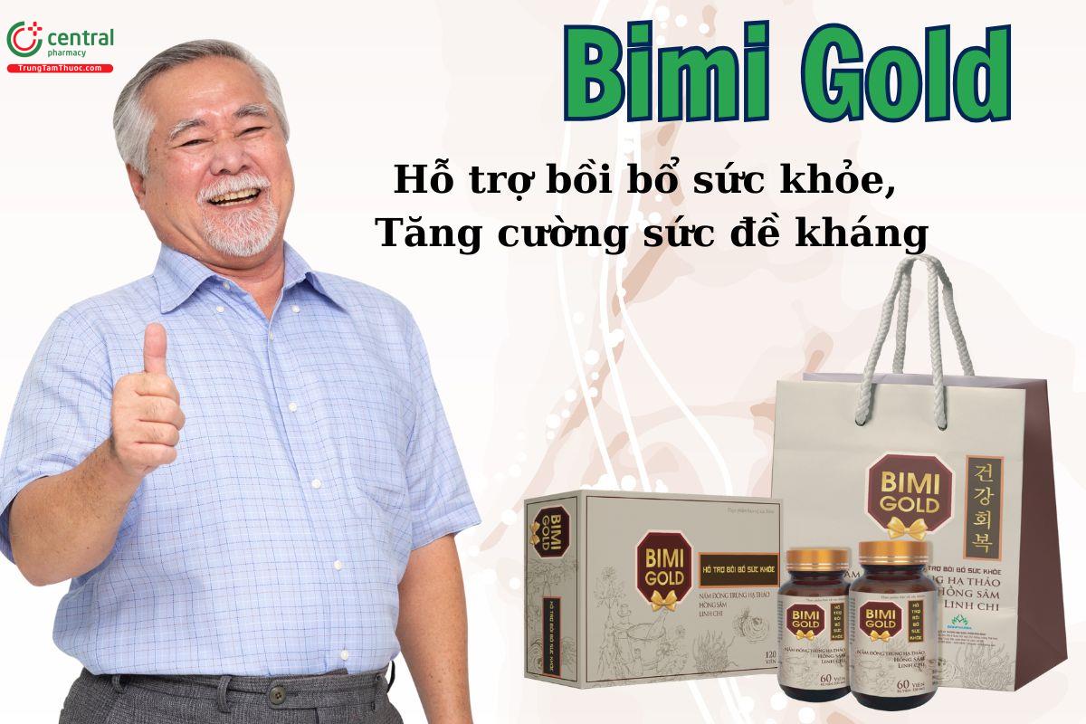 Viên uống Bimi Gold giúp bồi bổ sức khỏe, ăn ngon, ngủ ngon