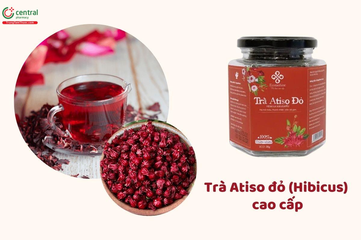 Trà Atiso đỏ Hibiscus Econashine (Lọ thuỷ tinh) dùng có tốt không?