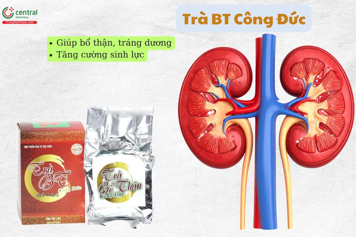 Trà BT Công Đức giúp tăng cường sinh lực cho nam giới