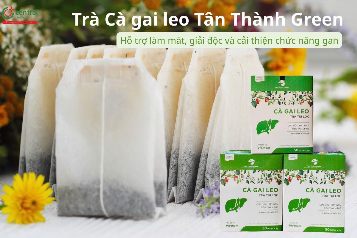 Trà Cà gai leo Tân Thành Green hỗ trợ làm mát, giải độc gan