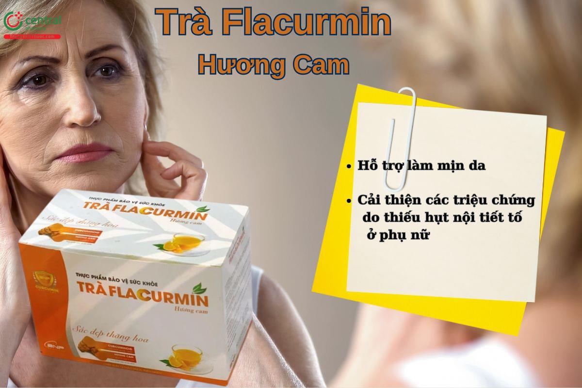 Trà Flacurmin (Hương Cam) giúp hỗ trợ chống oxy hoá, làm đẹp da