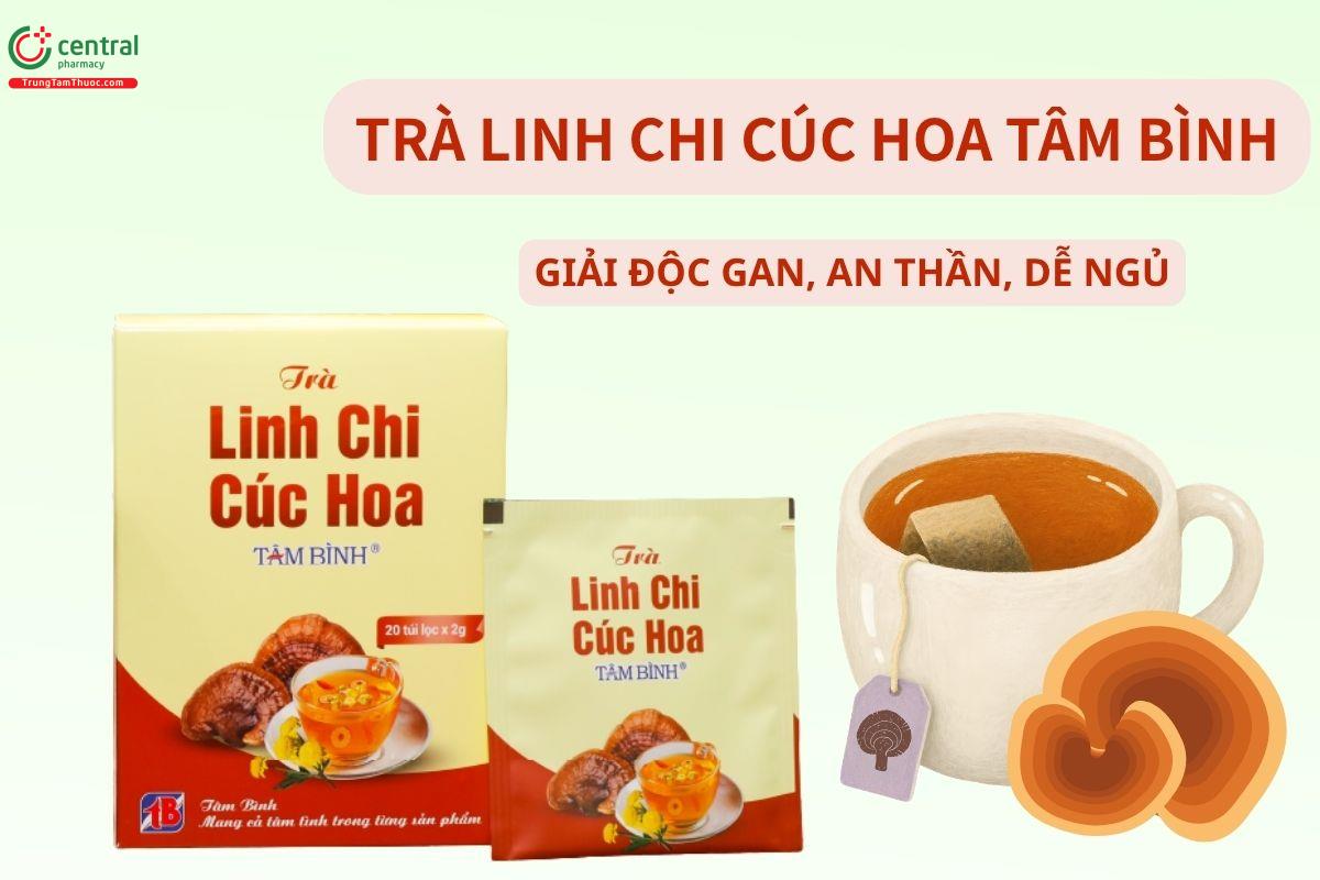 Trà Linh Chi Cúc Hoa Tâm Bình có tốt không?