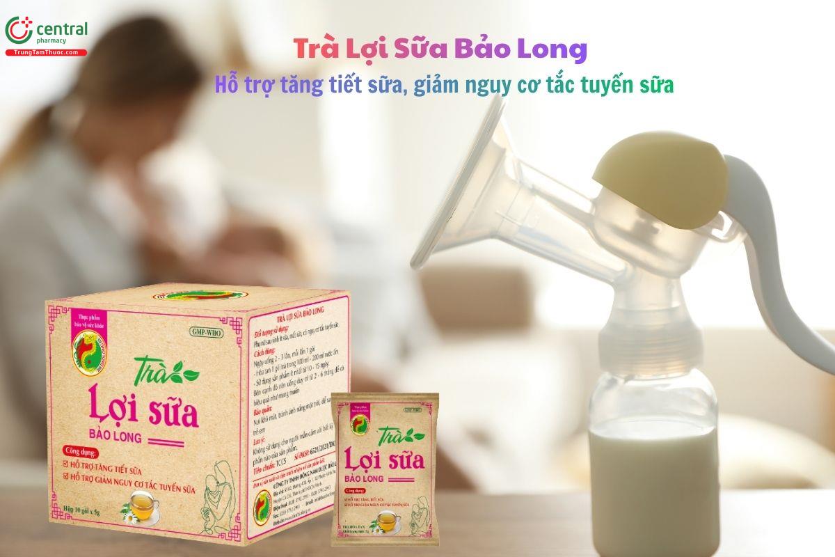 Trà Lợi Sữa Bảo Long - Tăng tiết sữa, ngăn ngừa tắc tuyến sữa