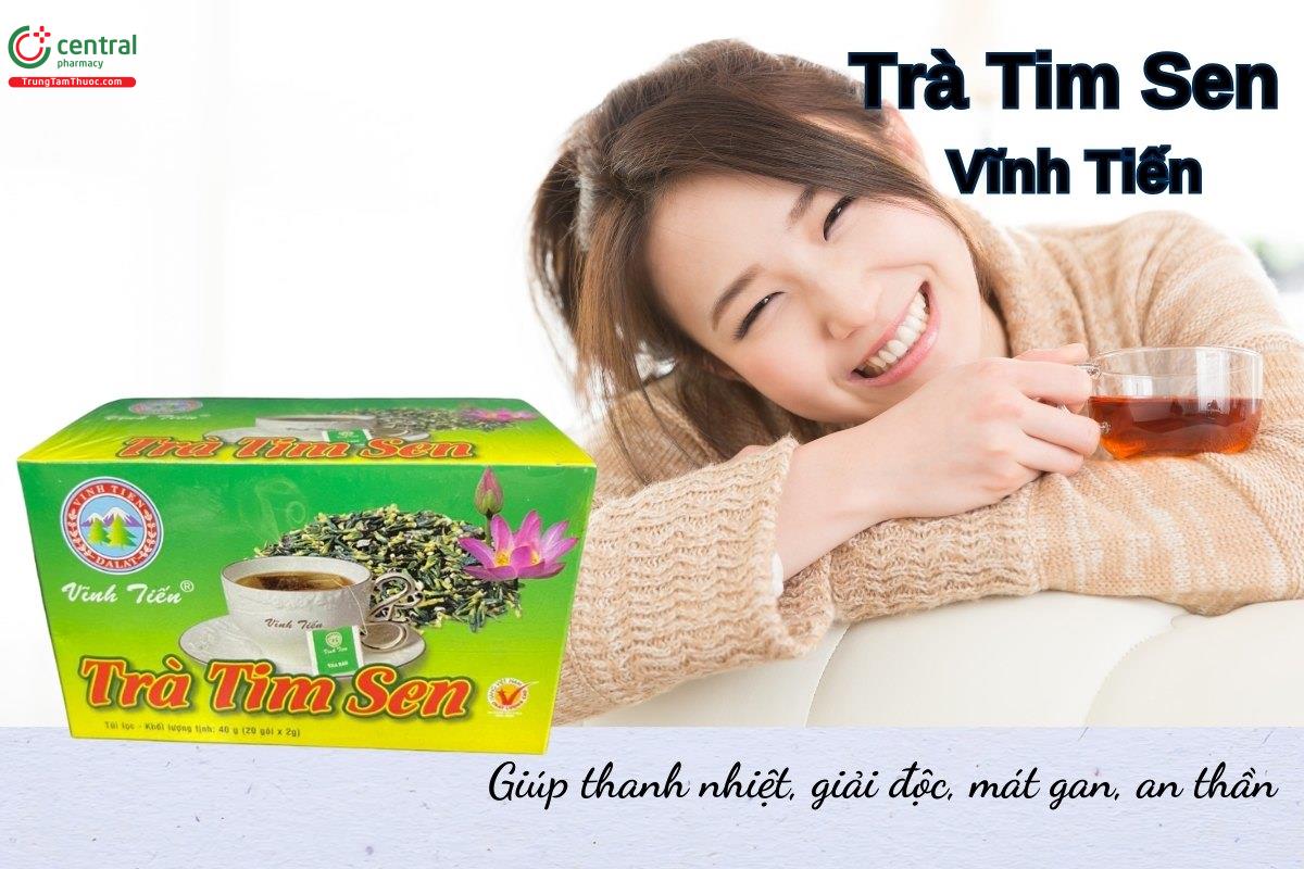 Công dụng của Trà Tim Sen Vĩnh Tiến