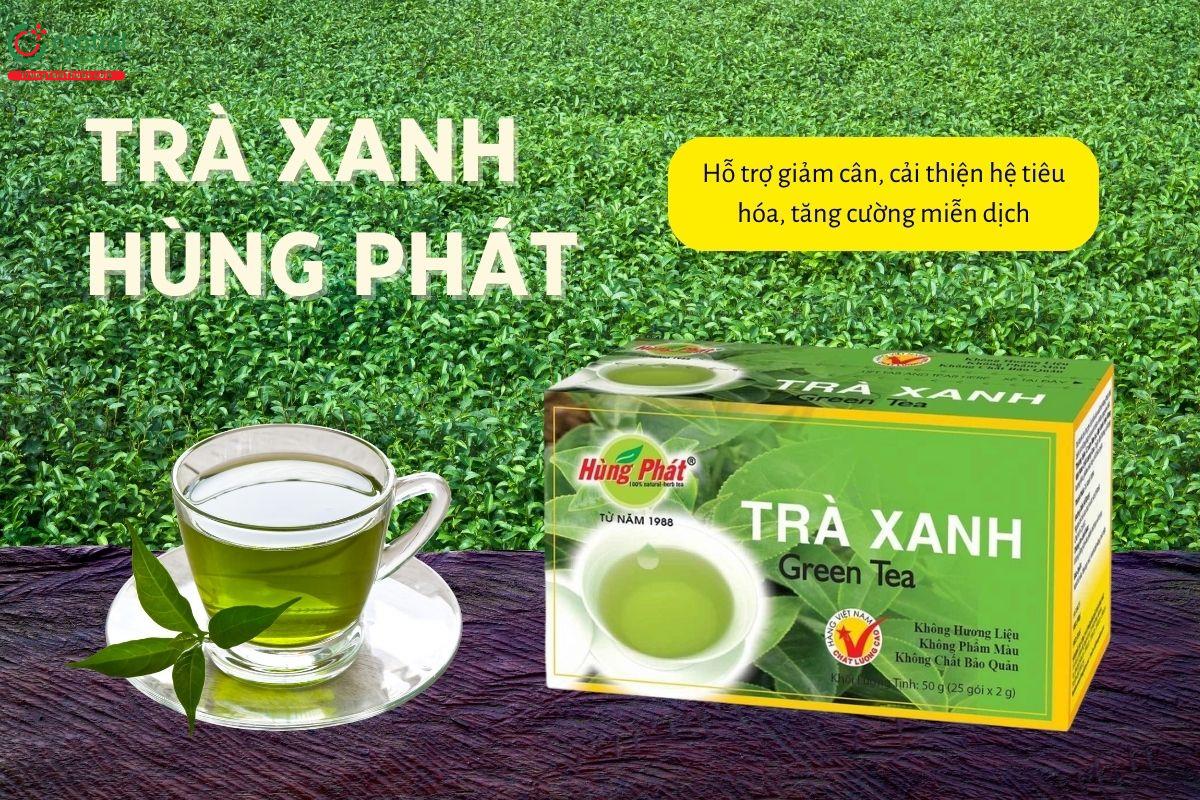 Trà xanh Hùng Phát hỗ trợ ngăn ngừa lão hóa, tăng cường sức khỏe