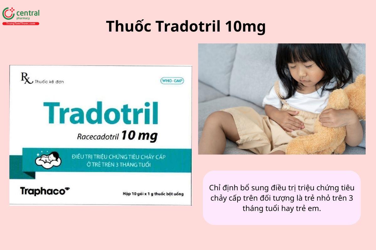 Chỉ định của thuốc Tradotril 10mg