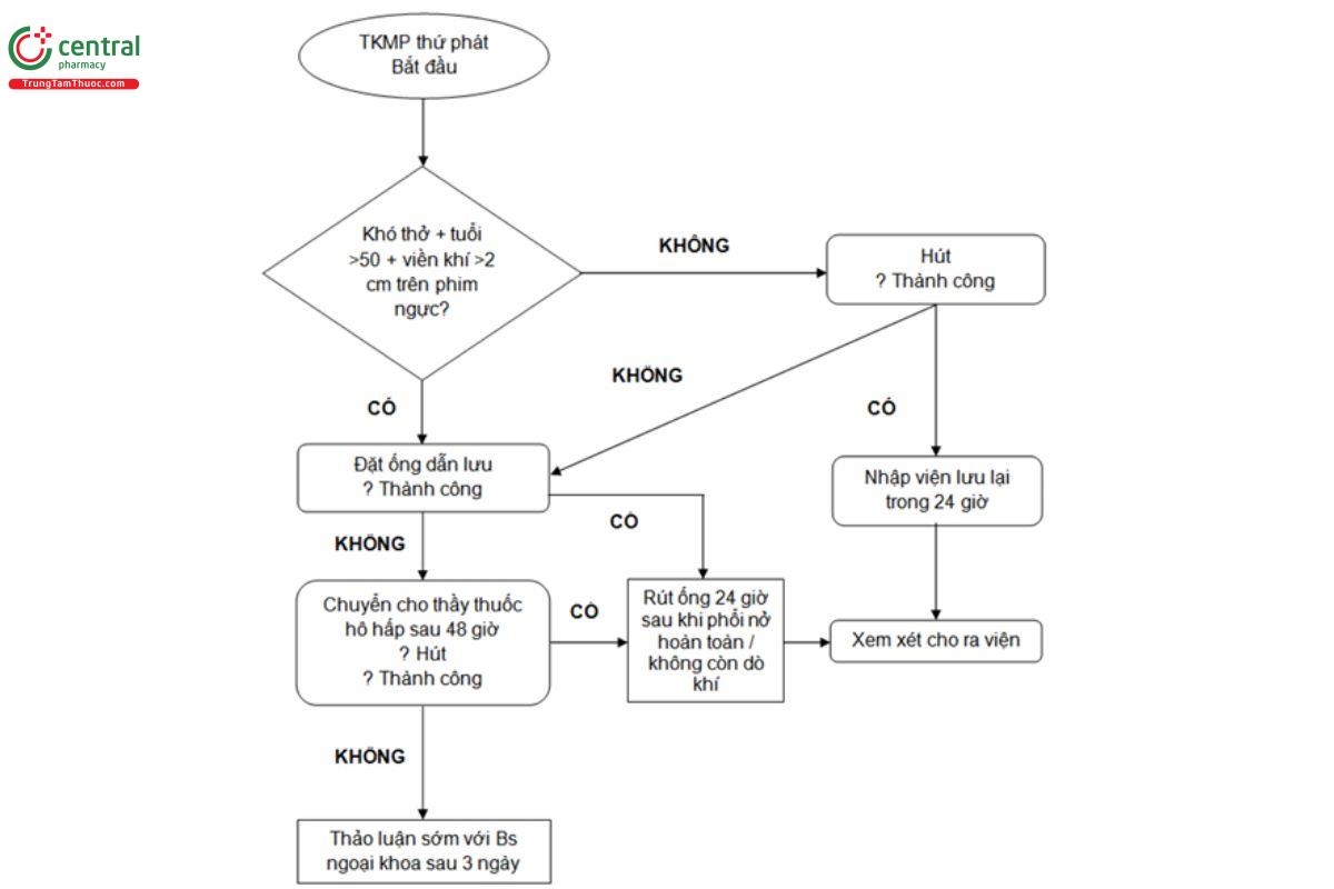 Hình 2. Sơ đồ khuyến cáo trong xử trí TKMP thứ phát