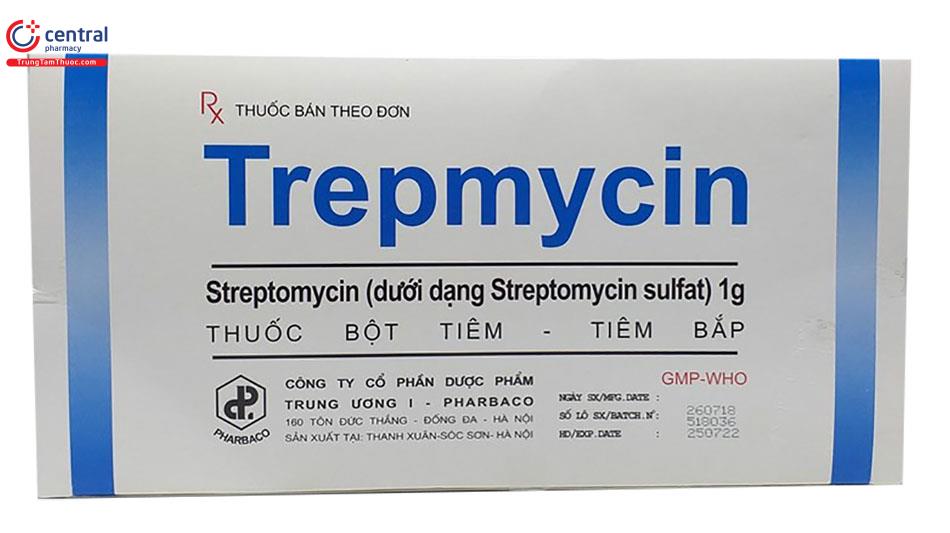Thuốc Trepmycin có chứa hoạt chất streptomycin