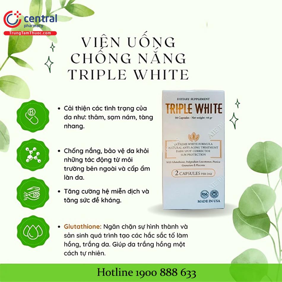 Tác dụng của Triple White