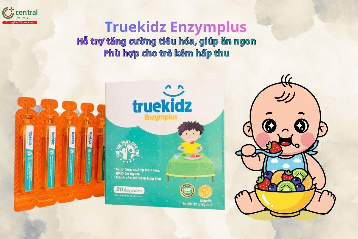 Truekidz Enzymplus hỗ trợ tăng cường tiêu hóa, giúp ăn ngon