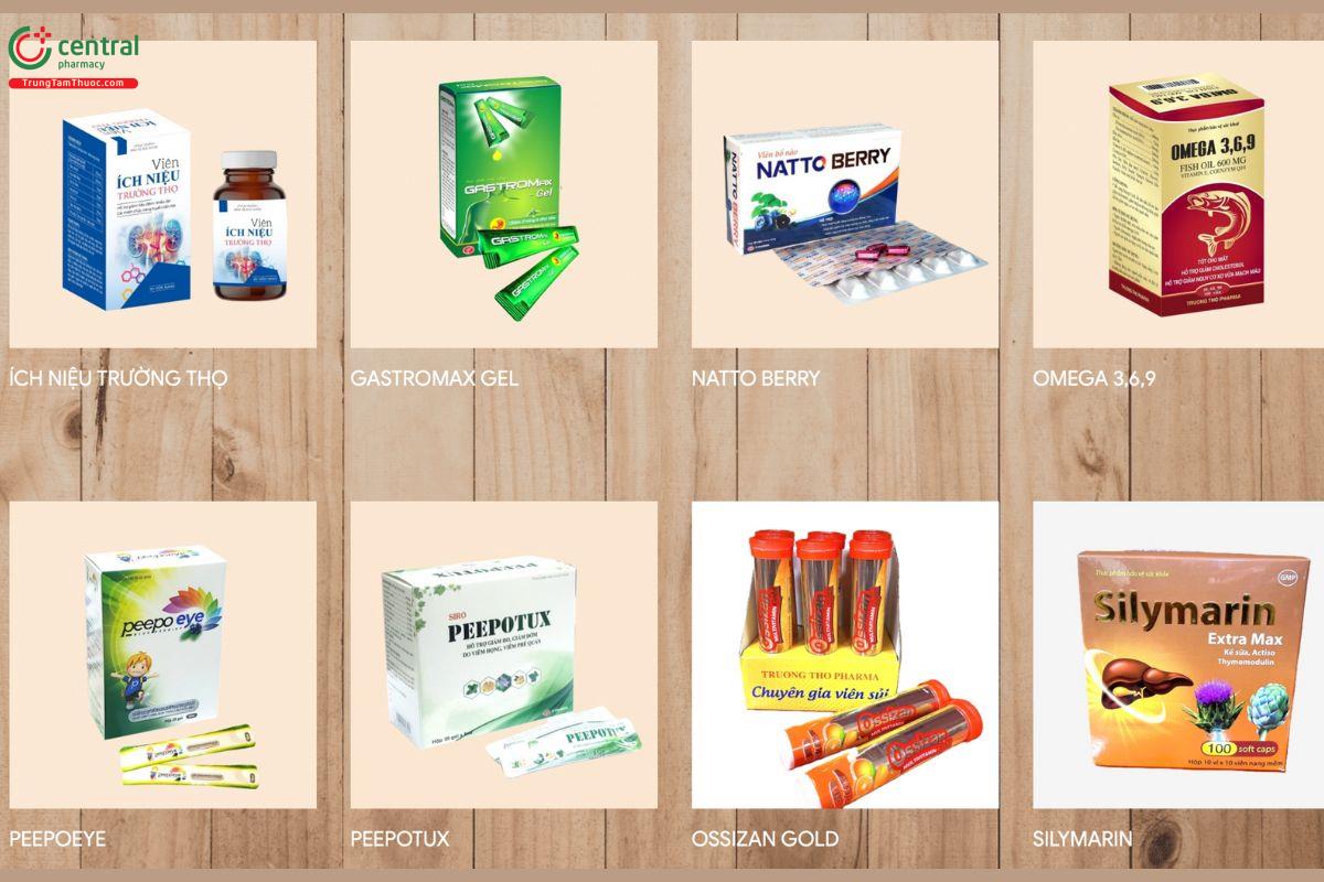 Các sản phầm nổi bật của Công ty Cổ phần Dược phẩm Trường Thọ Bình Dương