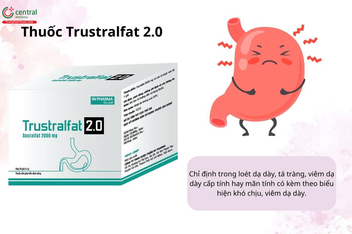 Chỉ định của thuốc Trustralfat 2.0