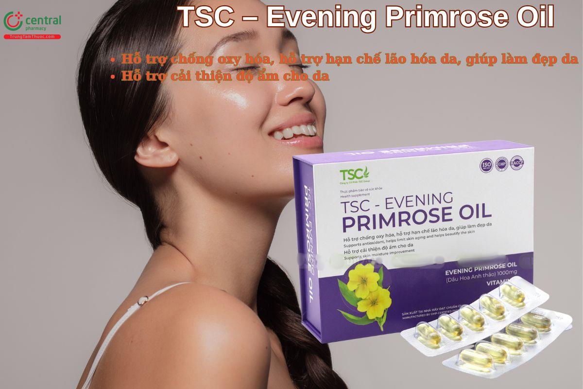 TSC – Evening Primrose Oil giúp hạn chế lão hoá da, làm đẹp da