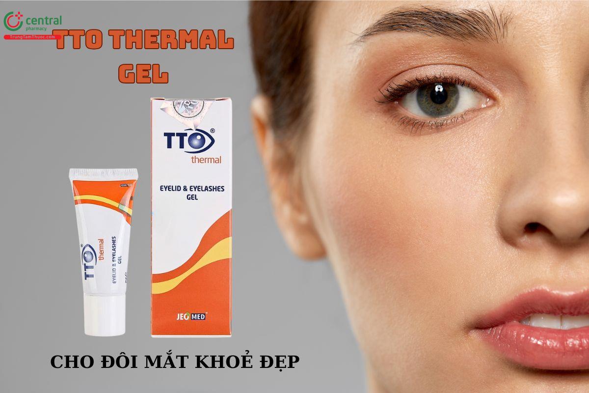 Gel vệ sinh mắt TTO Thermal - Phòng ngừa viêm bờ mi, nhiễm khuẩn