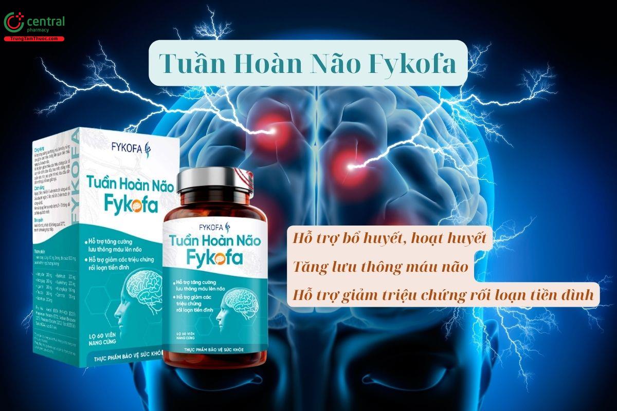Thuốc Tuần Hoàn Não Fykofa hỗ trợ hoạt huyết, tăng lưu thông máu