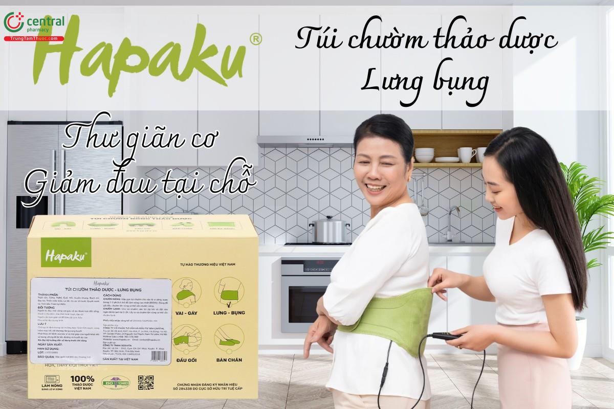 Túi Chườm Thảo Dược Hapaku giãn cơ giảm đau hiệu quả