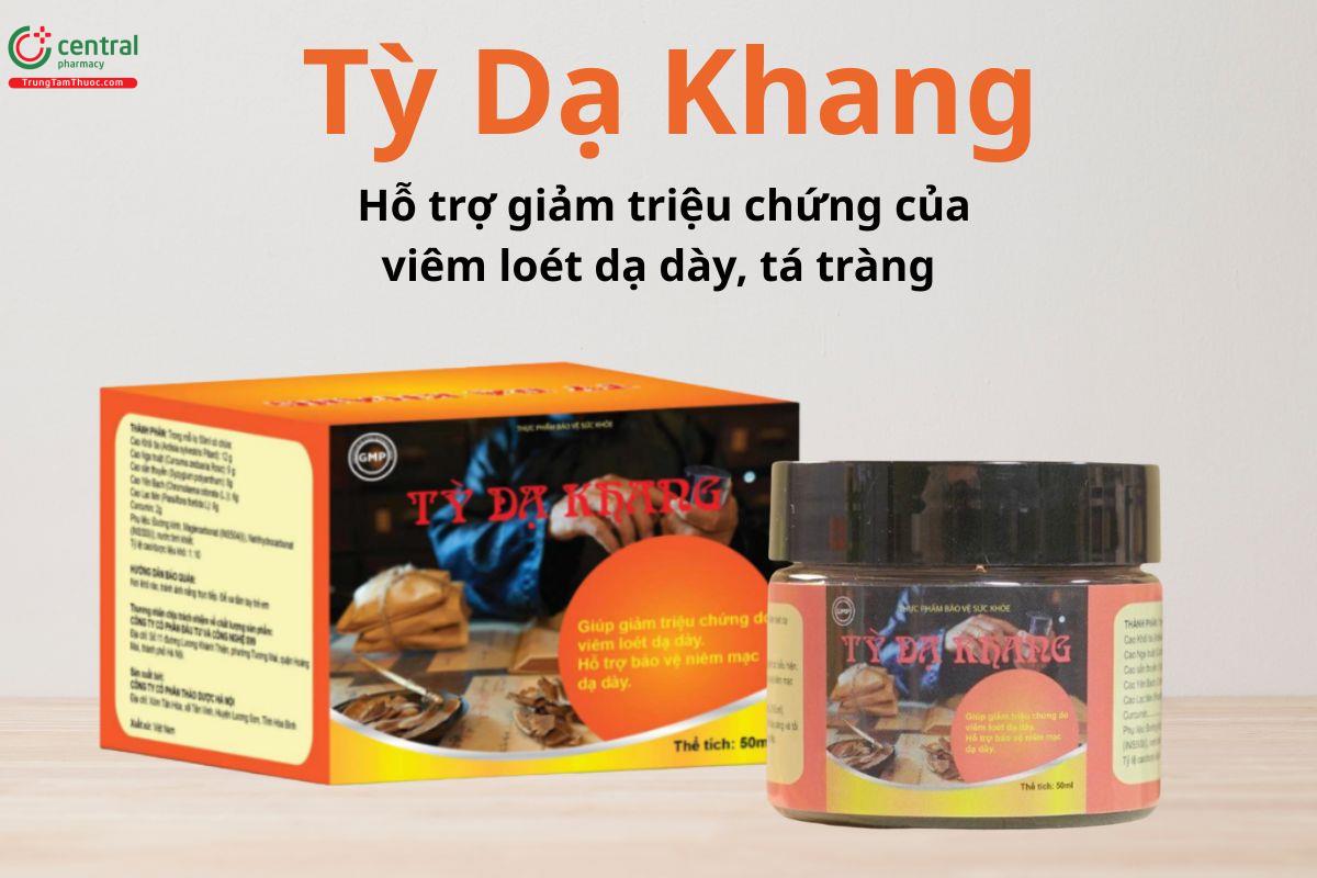 Tỳ Dạ Khang hỗ trợ giảm viêm loét dạ dày tá tràng