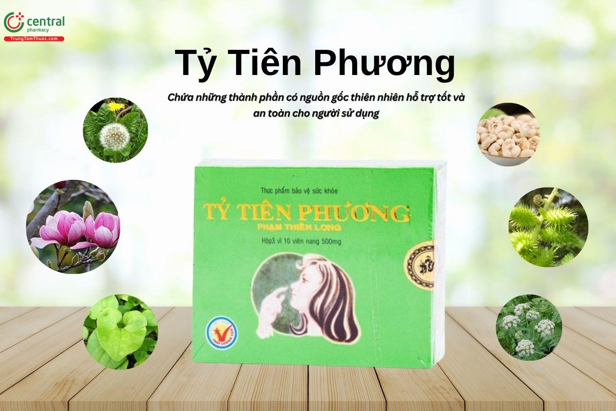 Tỷ Tiên Phương Phạm Thiên Long thông khiếu, giảm nghẹt mũi, sổ mũi