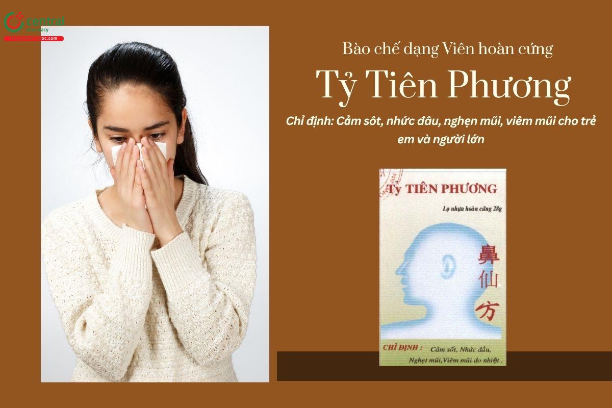 Thuốc Tỷ tiên phương Phước Sanh Pharm trị cảm sốt, nhức đâu, nghẹn mũi, viêm mũi