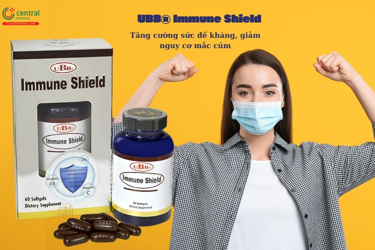 Thuốc UBB Immune Shield - Tăng đề kháng, giảm nguy cơ mắc cúm