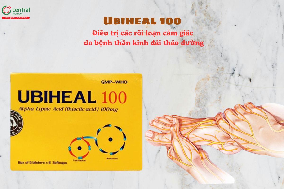 Thuốc Ubiheal 100 điều trị bệnh thần kinh do đái tháo đường