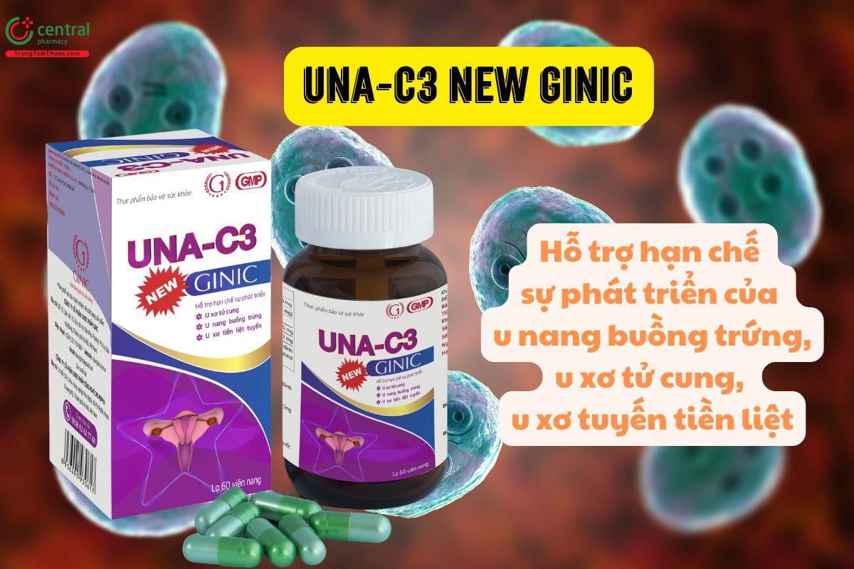 Una-C3 New Ginic cho người u xơ tử cung, u nang buồng trứng