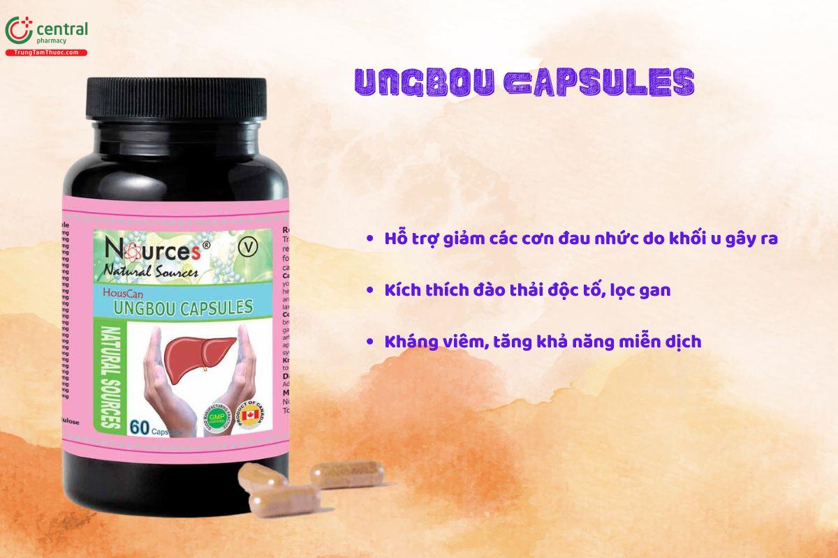 Ungbou Capsules - Hỗ trợ giảm các cơn đau do khối u gây ra