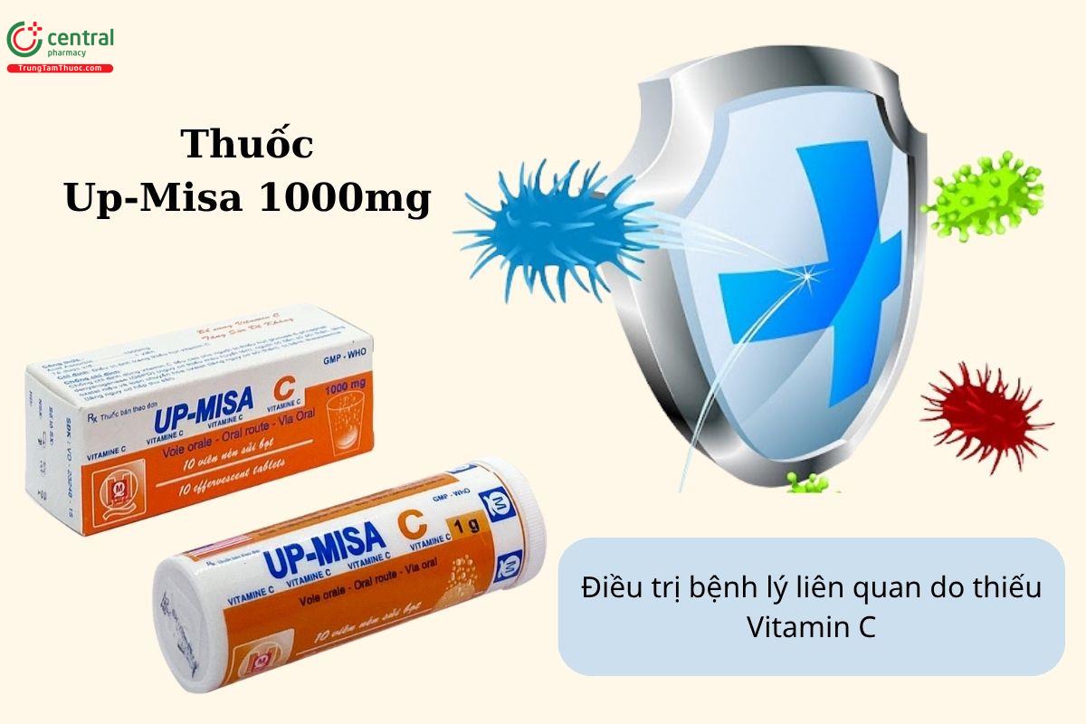 Chỉ định của thuốc Up-Misa 1000mg