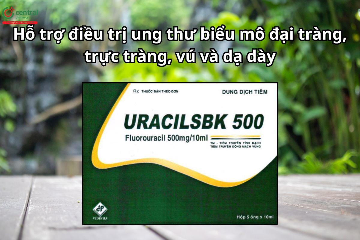 Thuốc UracilSBK 500 hỗ trợ điều trị ung thư biểu mô đại tràng, trực tràng