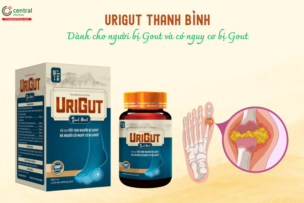 Urigut Thanh Bình cho người bị Gout và có nguy cơ bị Gout