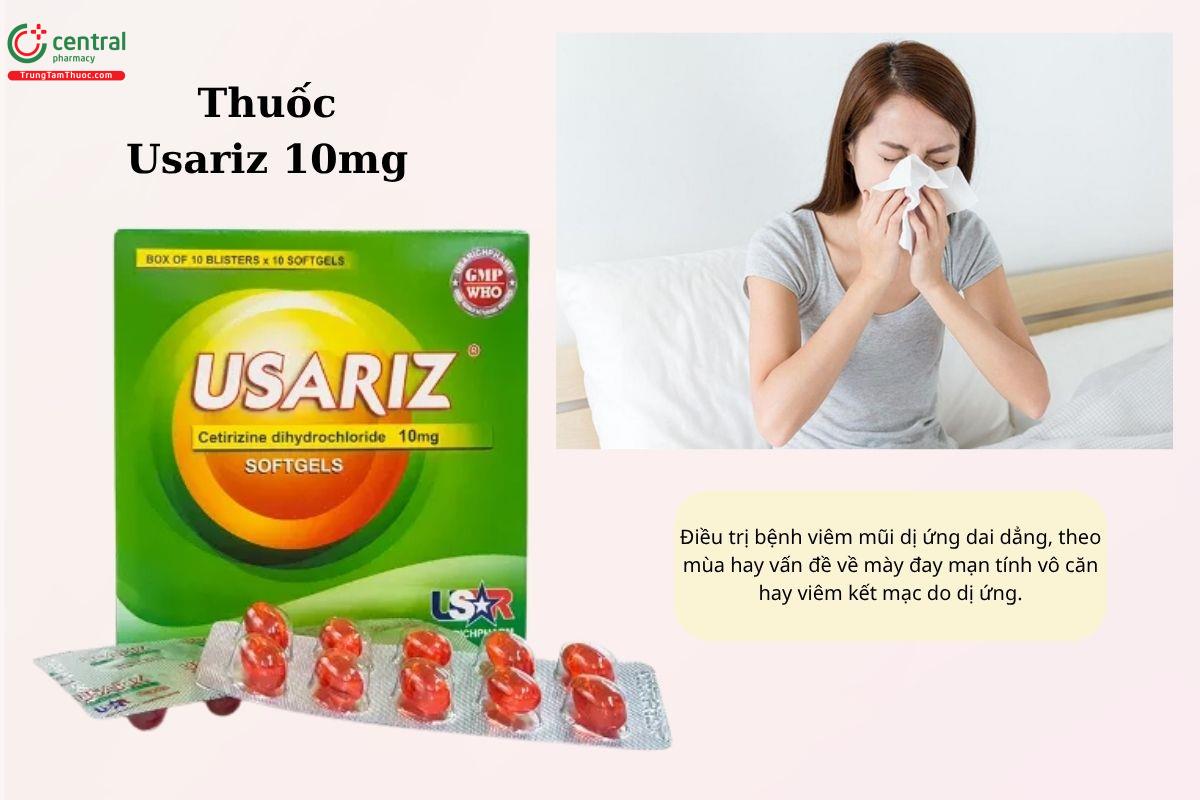 Chỉ định của thuốc Usariz 10mg