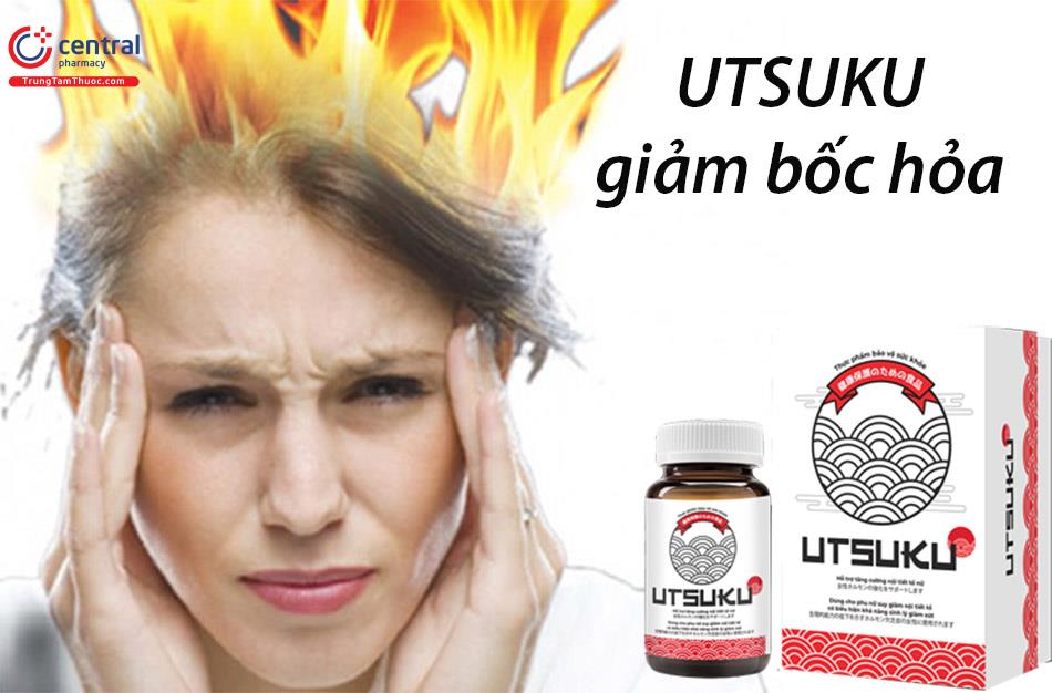 UTSUKU giúp hỗ trợ giảm bốc hỏa, mệt mỏi