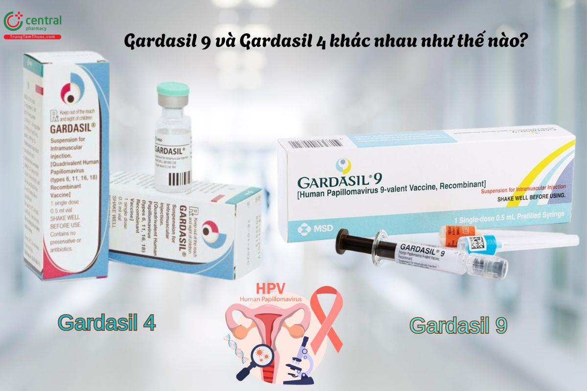 Gardasil 9 và Gardasil 4 khác nhau như thế nào?