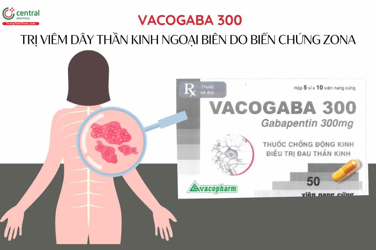 Chỉ định của Thuốc Vacogaba 300