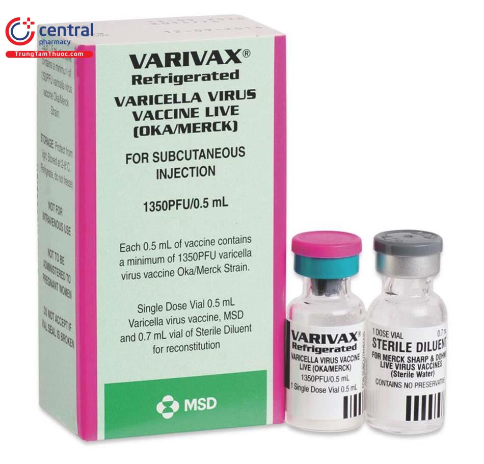 Vacxin Varivax 