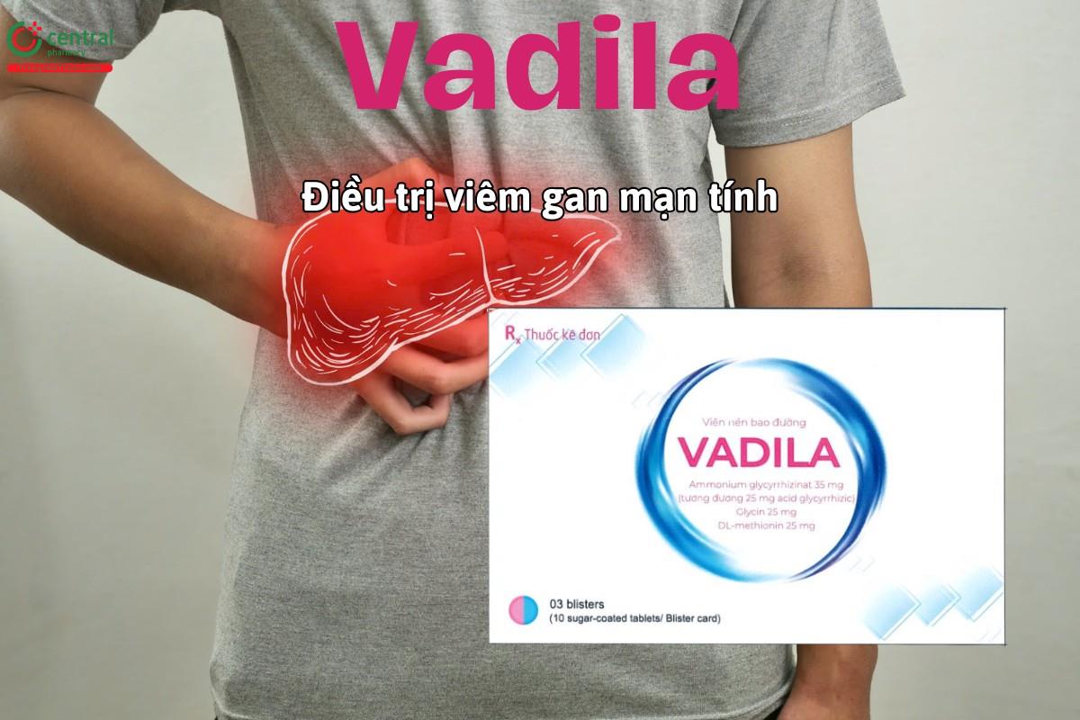 Thuốc Vadila điều trị viêm gan mạn tính
