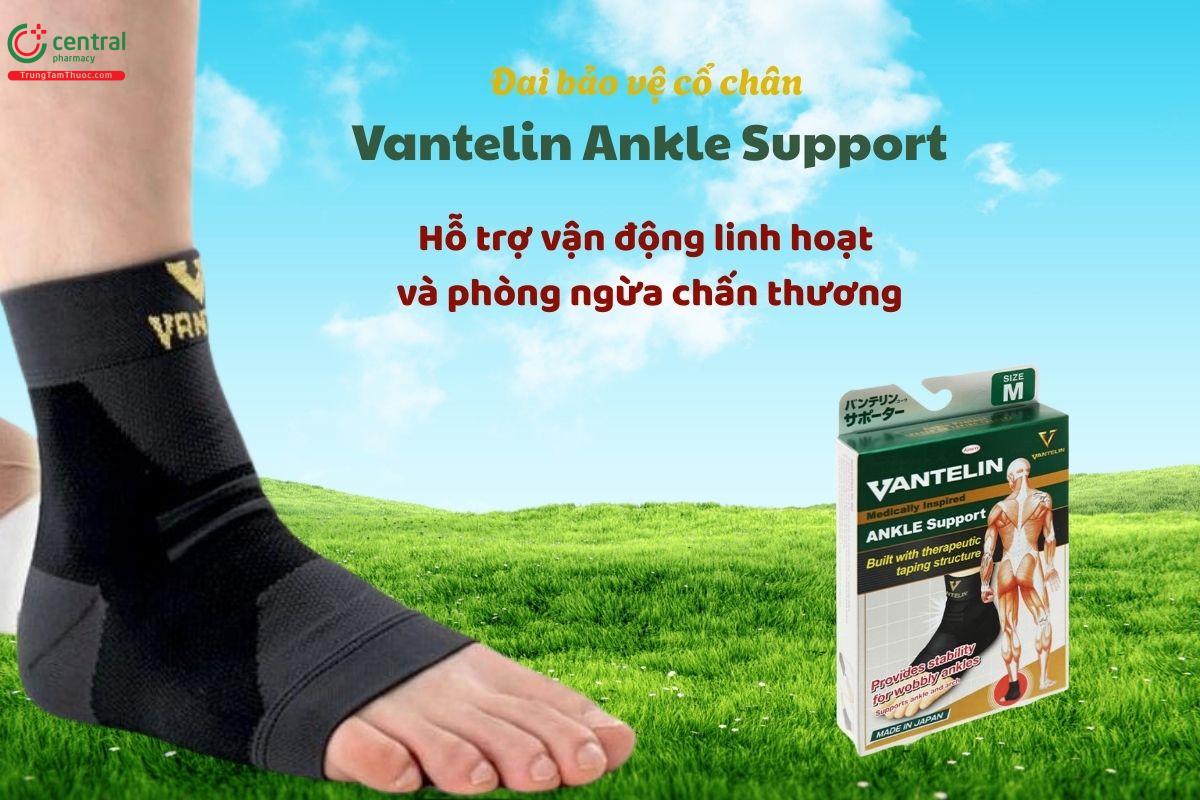 Đai bảo vệ cổ chân Vantelin Ankle Support - Hỗ trợ vận động linh hoạt và phòng ngừa chấn thương