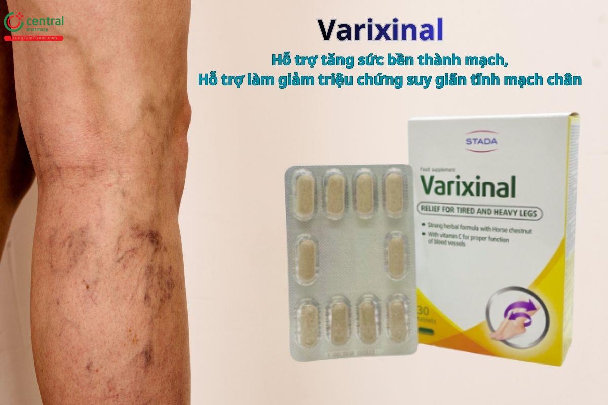 Varixinal - Bền vững thành mạch, hỗ trợ điều trị suy giãn tĩnh mạch