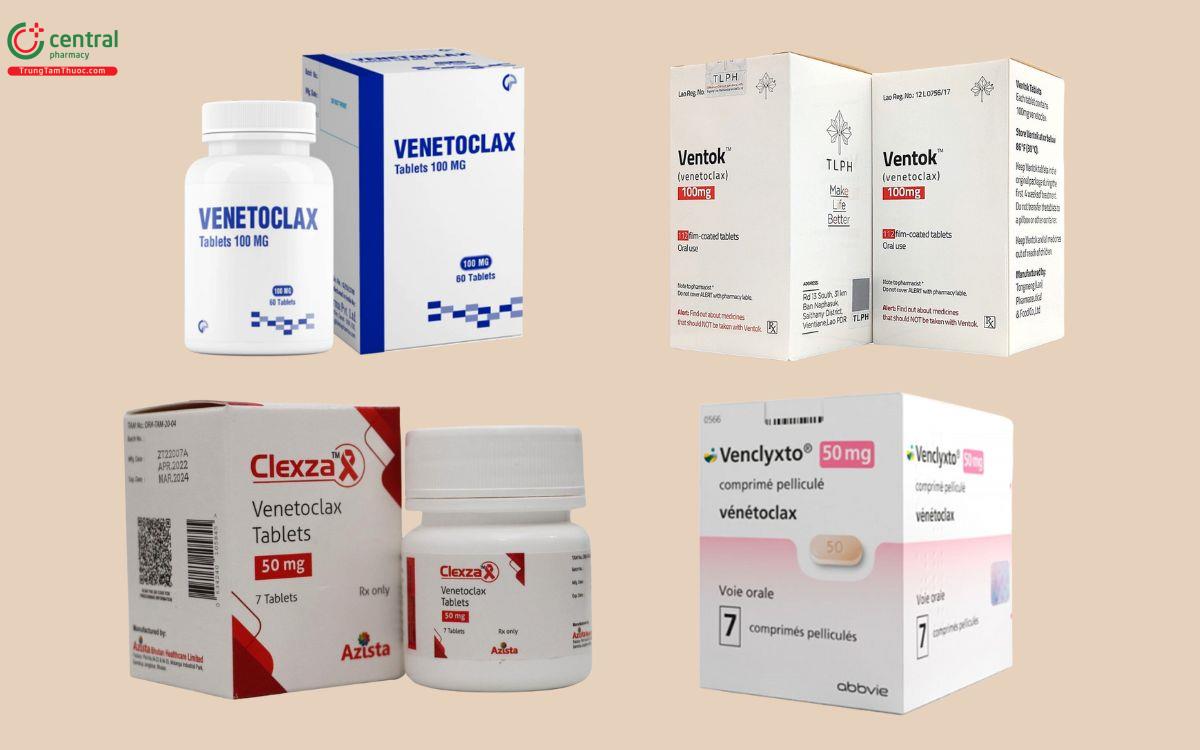 Một số loại thuốc Venetoclax trên thị trường