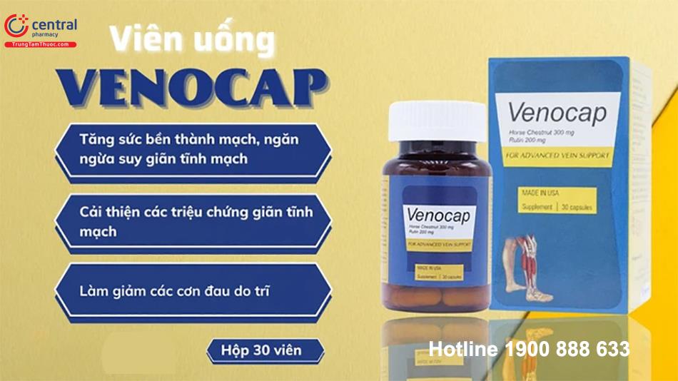 Tác dụng của Venocap Global Pharm