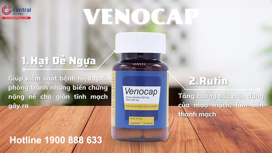 Thành phần của Venocap Global Pharm